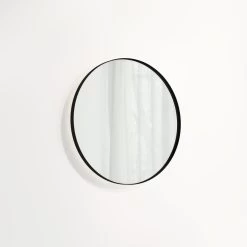 Round Mirror LED 600mm - Matte Black