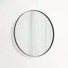 Round Mirror LED 800mm - Matte Black