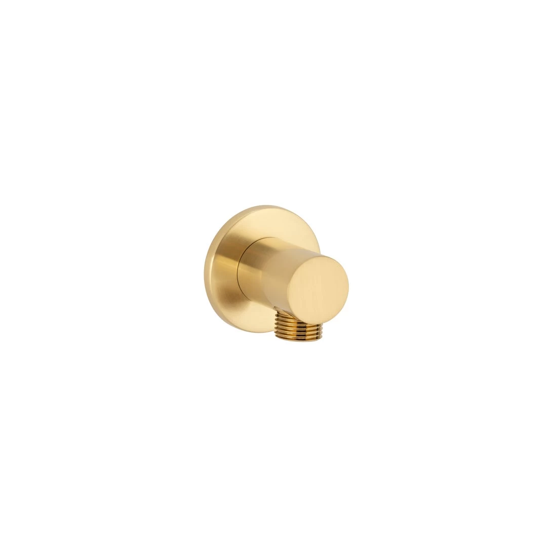 Round Shower BP - Brushed Brass 1 Round Shower BP - Brushed Brass