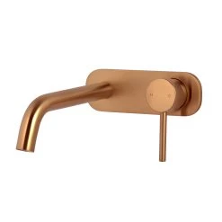 Elysian Minimal Wall-Mounted Set - Brushed Copper