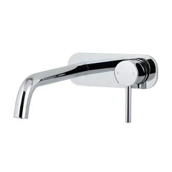 Elysian Minimal Wall-Mounted Set - Chrome
