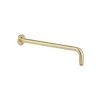 Shower Arm 400mm - Brushed Brass