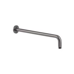 Shower Arm 400mm - Brushed Gunmetal