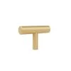 Tezra Cabinetry T Pull - Brushed Brass