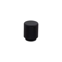 Tezra Textured Cabinetry Knob - Matte Black