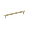 Tezra Textured Cabinetry Pull 220mm – Brushed Brass