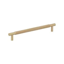 Tezra Textured Cabinetry Pull 220mm – Brushed Brass