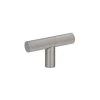 Tezra Textured Cabinetry T Pull – Brushed Nickel