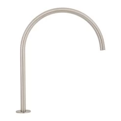 Thin Bench Mounted Spout - Brushed Nickel