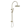 Elysian Gooseneck Shower Rail Set - Brushed Brass