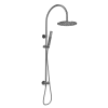 Elysian Gooseneck Shower Rail Set - Brushed Gunmetal