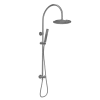 Elysian Gooseneck Shower Rail Set - Brushed Nickel