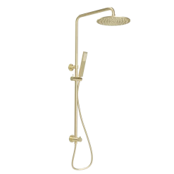Finley Shower Rail Set - Brushed Brass