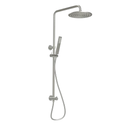 Finley Shower Rail Set - Brushed Nickel