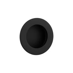 Atley Flush Pull Round - Matte Black