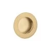 Atley Flush Pull Round - Brushed Brass