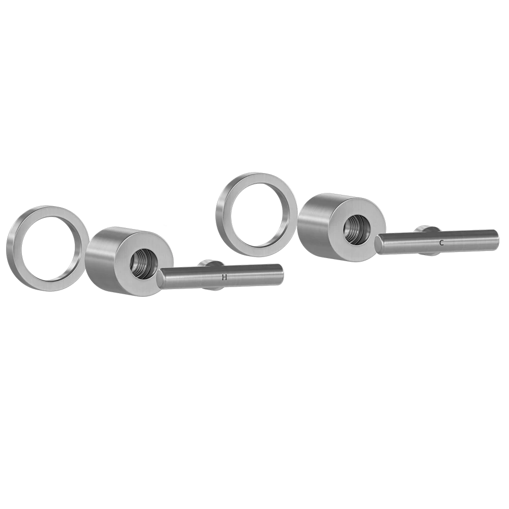 Barre Assembly Handle Kit – Brushed Nickel 1 Barre Assembly Handle Kit – Brushed Nickel
