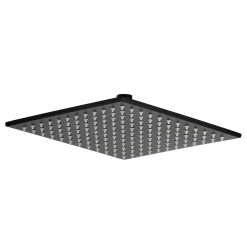 Cara Square Shower Head 250mm - Matte Black
