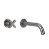 Cross Progressive Mixer & Spout Set - Brushed Gunmetal