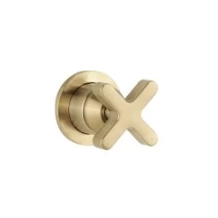 Cross Progressive Single Mixer - Brushed Brass