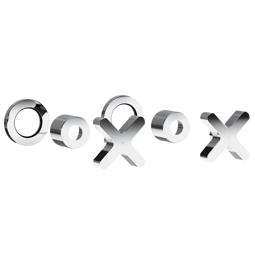 Cross Assembly Handle Kit – Chrome 1 Cross Assembly Handle Kit – Chrome