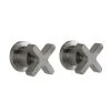Cross - Assembly Taps - Brushed Gunmetal