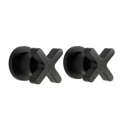 Cross Assembly Taps - Matte Black