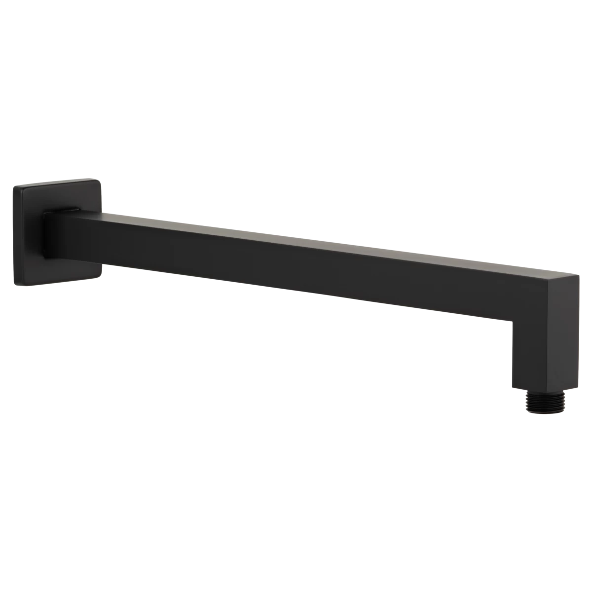 Eli Shower Arm Square 400mm - Matte Black 1 Eli Shower Arm Square 400mm - Matte Black