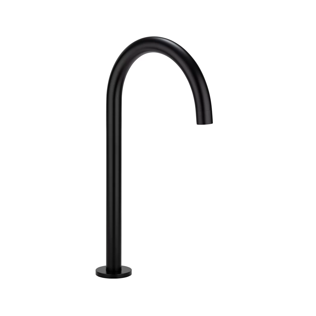 Gooseneck Hob Swivel Spout - Matte Black 1 Gooseneck Hob Swivel Spout - Matte Black