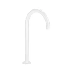 Gooseneck Hob Swivel Spout - White