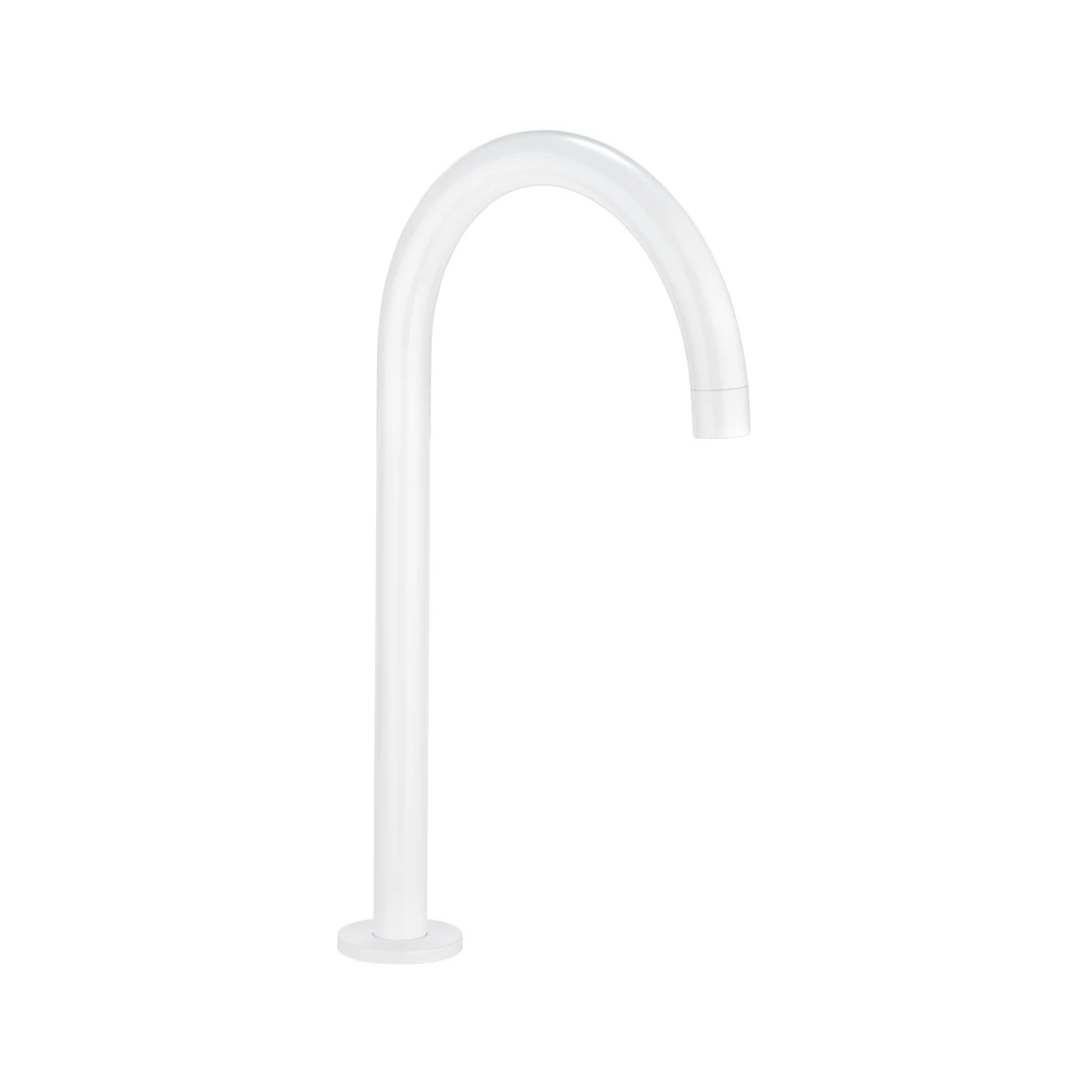 Gooseneck Hob Swivel Spout - White 1 Gooseneck Hob Swivel Spout - White