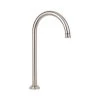 Kingsley Gooseneck Swivel Hob Spout - Brushed Nickel
