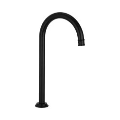 Kingsley Gooseneck Swivel Hob Spout - Matte Black