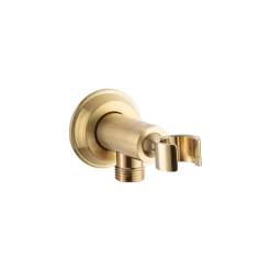 Kingsley Hand Shower Holder & BP - Brushed Brass