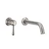 Kingsley Minimal Mixer & Spout Set - Brushed Nickel