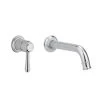 Kingsley Minimal Mixer & Spout Set- Chrome