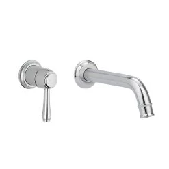 Kingsley Minimal Mixer & Spout Set- Chrome