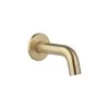 Mini Wall-Mounted Spout - Brushed Brass