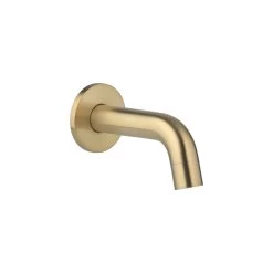 Mini Wall-Mounted Spout - Brushed Brass
