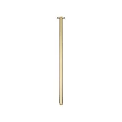 Shower Dropper Extended Round 600mm - Brushed Brass