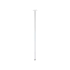 Shower Dropper Extended Round 600mm - White