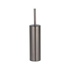 Toilet Brush Holder - Brushed Gunmetal