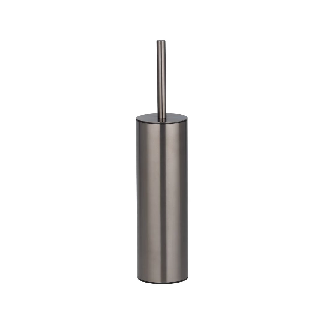 Toilet Brush Holder - Brushed Gunmetal 1 Toilet Brush Holder - Brushed Gunmetal