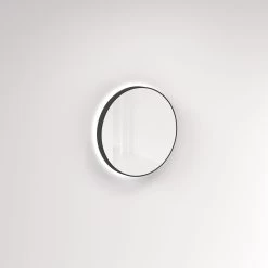 Saanti Handmade Double Trim LED Mirror 600mm – Brushed Gunmetal