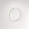 Saanti Handmade Double Trim LED Mirror 800mm – Brushed Brass