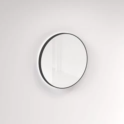 Saanti Handmade Double Trim LED Mirror 800mm – Brushed Gunmetal