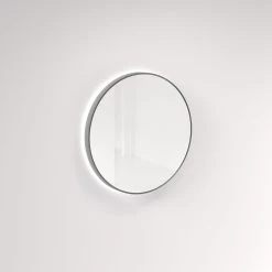 Saanti Handmade Double Trim LED Mirror 800mm - Stainless Steel
