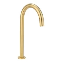 Sensor Gooseneck Hob Spout - Brushed Brass