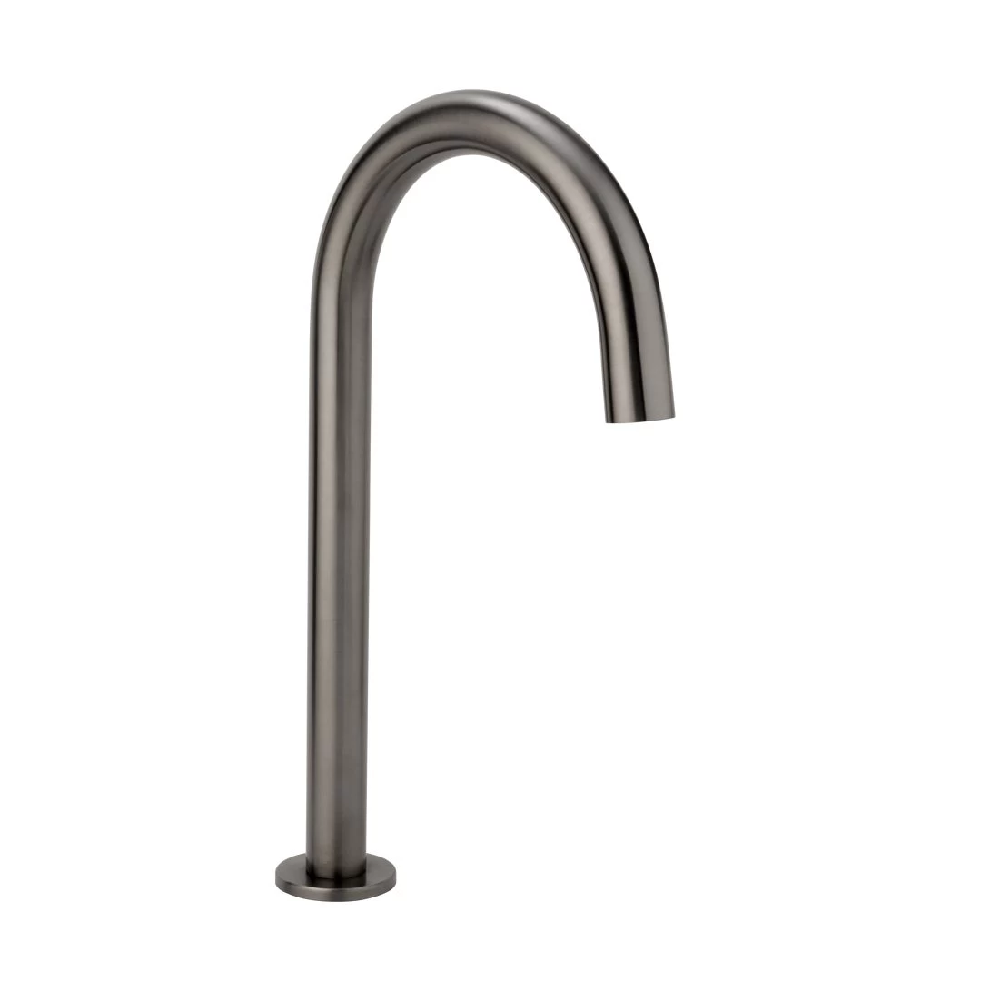 Sensor Gooseneck Hob Spout - Brushed Gunmetal 1 Sensor Gooseneck Hob Spout - Brushed Gunmetal