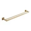 Vaada Double Towel Rail 760mm - Brushed Brass